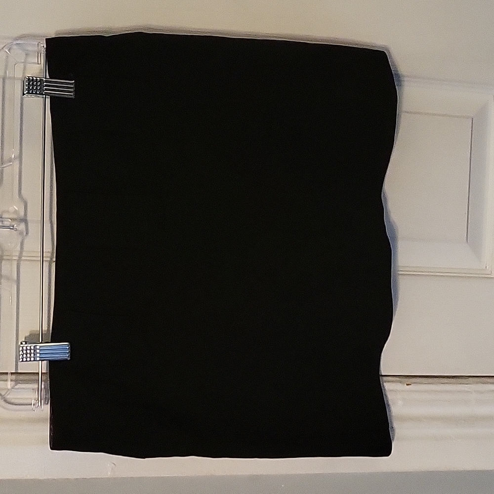 Vintage Candie's Black Mini Rear Zip Skirt Y2K